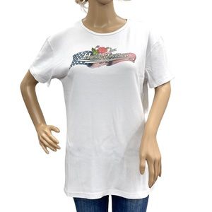 HARLEY-DAVIDSON White Woman’s Short Sleeve Tee Shirt Size XL